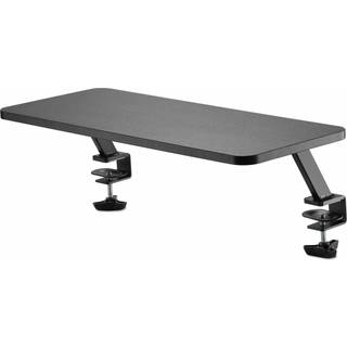StarTech.com MNRISERCLMP skærmbeslag og -stativer 81,3 cm (32") Skrivebord Sort