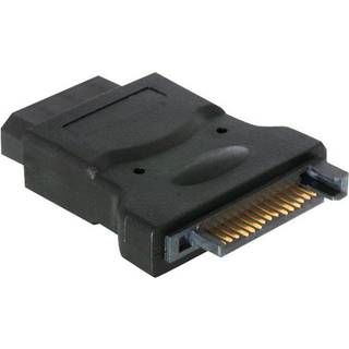 DELTACO strømadapter 15-pin SATA hanstik til 4-pin molex hunstik