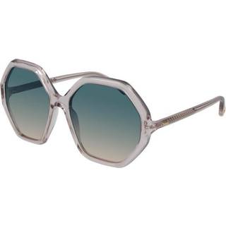 Chloé CH0008S 002 58 Solbriller Mænd Krystalklar - Transparent Grey - 58mm