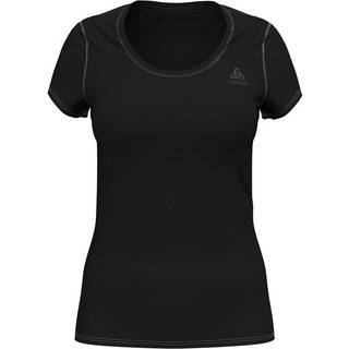 Odlo T-shirt Dame M, Crew Neck, Sort - Aktiv træning, Åndbar og komfortabel