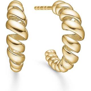Mads Z Swirl ørestik i 14 kt guld