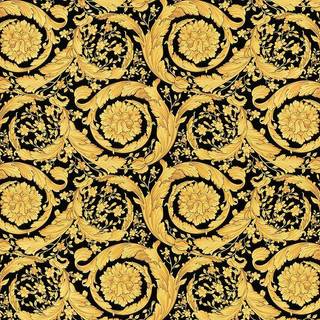 Versace Wallpaper Barocco Scroll Flowers 93583-4