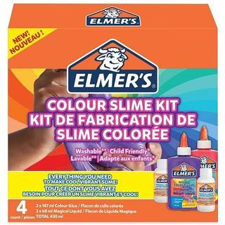 Elmer's Colour Slime Kit | Sæt med 4 dele