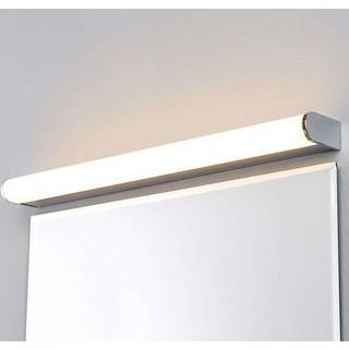 Lindby LED-væglampe Philippa, kantet, 59 cm, krom, IP44