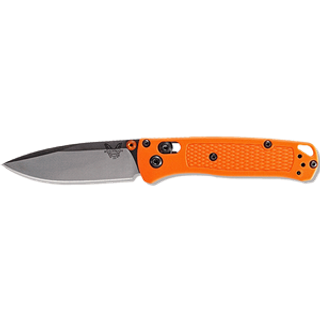 Mini Bugout S30V Stonewash foldekniv, orange grivory