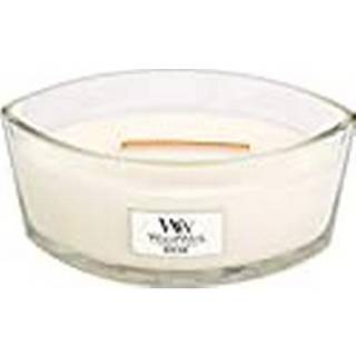 Woodwick White Teak duftlys trævæge (hjertevæge) 453.6 g - 453.6 g