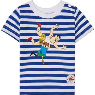 Pippi Langstrømpe Vinder T-Shirt, Blå, 62-68