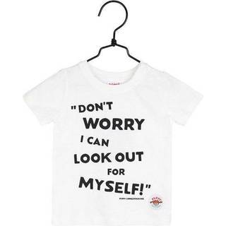 Pippi Langstrømpe Don't Worry T-Shirt, Hvid, 62-68