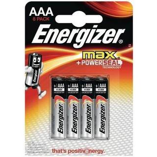Energizer Max AAA / E92 Batterier (8 Stk. Blister)