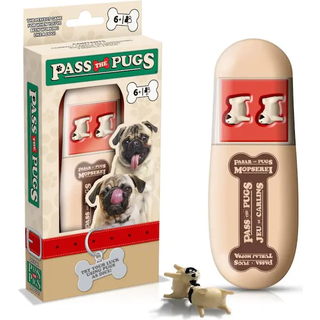 Winning Moves Pass The Pugs Family Dice Game (English)