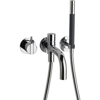 Vola 2141DT8 badekarbatteri - I børstet krom - 2141DT8-20