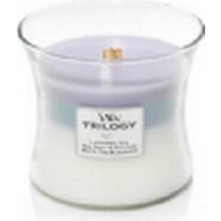 Woodwick Trilogy Calming Retreat duftlys Trævæge 275 g - 275 g