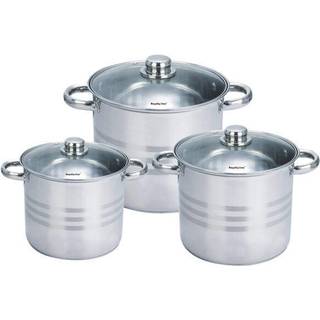 Pots Deep Sets - Stainlees Steel Stock - 6PCS - 11/13/16 L - Royalty Line