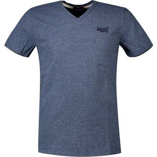 Superdry Klassisk T-shirt med V-hals, fremstillet i økologisk bomuld