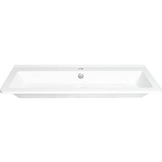Miami vask slimline 90cm hvid til miami badmøbel 47,5x90cm