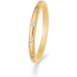 Mads Z - Poetry ring i 14 karat guld m. enkle brillanter