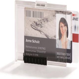 Durable Pushbox Duo ID-kortholder til 2 kort