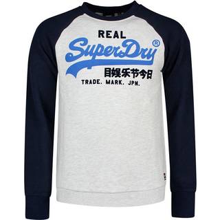Superdry Tofarvet Vintage Logo sweatshirt med raglanærmer og rund halsuds