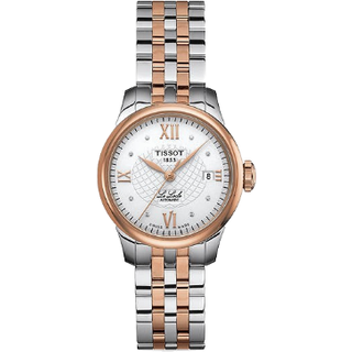 Tissot T41.2.183.16 Le Locle Sølvfarvet/Rosaguldtonet stål Ø25.3 mm
