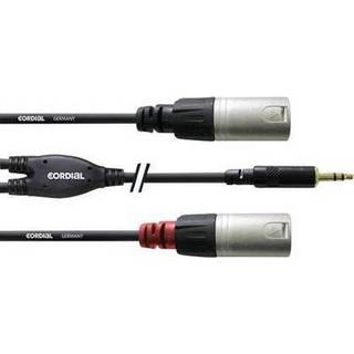 Cordial Audio Adapterkabel [1x Jackstik 3,5 mm - 2x