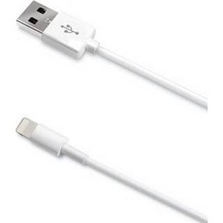 Celly lightning til USB kabel, 1 meter, hvid