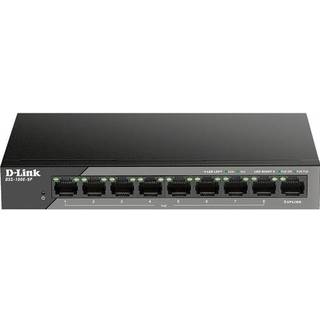 D-LINK 9-Port 10/100 Unmanaged long range PoE Surveillance Switch