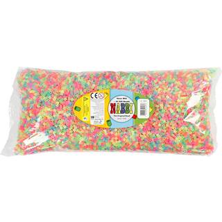 Neon Rørperler 5x5 mm - 30.000 stk. til kreative projekter