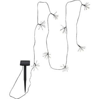 Star Trading - Solar Cell Lighting - Solar Cell Sling Firework Solar - Sort - 7 cm