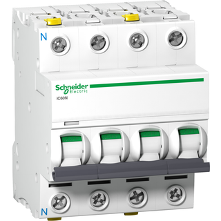 Automatsikring C20A 3P+N 6Ka 4M Schneider Electric