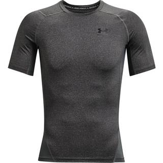 Under Armour Men's UA HG Armour Comp Short Sleeve Carbon Heather, XL
