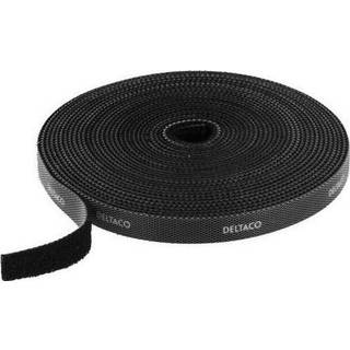 Velcrobånd / burrebånd på rulle, 10 mm. bred | 5,00 meter | PRIS-MATCH