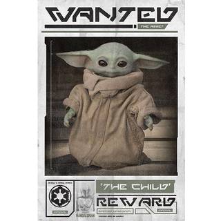 STAR WARS - The Mandalorian - Poster 61X91 - Wanted the Child
