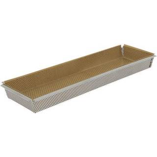 Perforeret aflang bageform, 35 x 10,5 cm - de Buyer