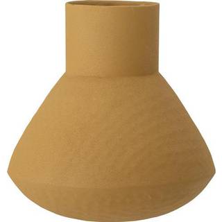 Bloomingville Isira vase metal 20,5 cm Gul
