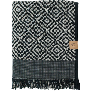 MOROCCO Håndklæde, 50 x 95 cm, black/white