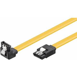 SATA 600 kabel med vinklet stik | 30 cm