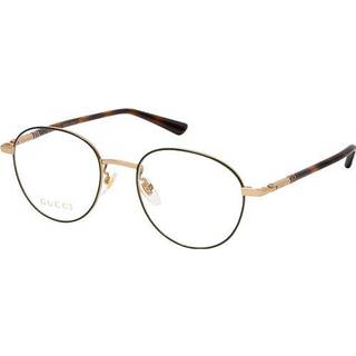 Gucci Mand GG0392O 002 Optiske stel Metal Sort Transparent Rund