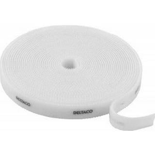 Deltaco Cable Ties 10mm 5m White