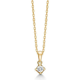 CROWN vedhæng i 14 kt. Guld med diamant fra 0,09ct.