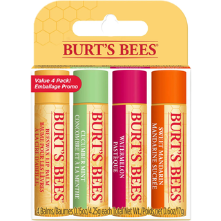 Burt's Bees Lip Balm 4 Pack Freshly Picked 4pcs