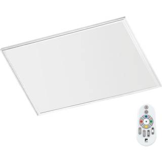 EGLO connect.z SALOBRENA-C LED panellampe med fjernbetjening, RGBTW, 59,5 x 59,5 cm, hvid