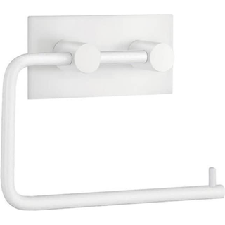 Toiletpapirholder mat hvid selvklæbende  bx1098