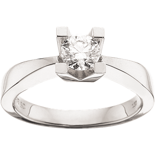 Kleopatra Ring 14 kt. Hvidguld 0,50 ct.