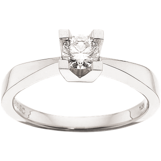 Kleopatra Ring 14 kt. Hvidguld 0,35 ct.