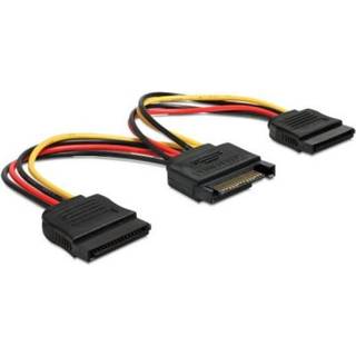 DeLOCK power cable - SATA power to SATA power - 15 cm
