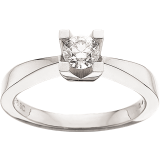 Kleopatra Ring 14 kt. Hvidguld 0,40 ct.
