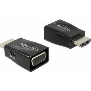 Delock Adapter HDMI han til VGA hun