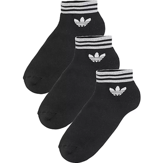 Trefoil ankelsokker, 3 par - Black / White - 27-30
