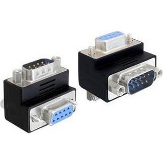 DELOCK Adapter Sub-D 9 Pin Stecker > Buchse 270° gewinkel