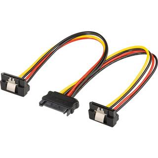 Intern SATA til 2 x vinklet SATA stik